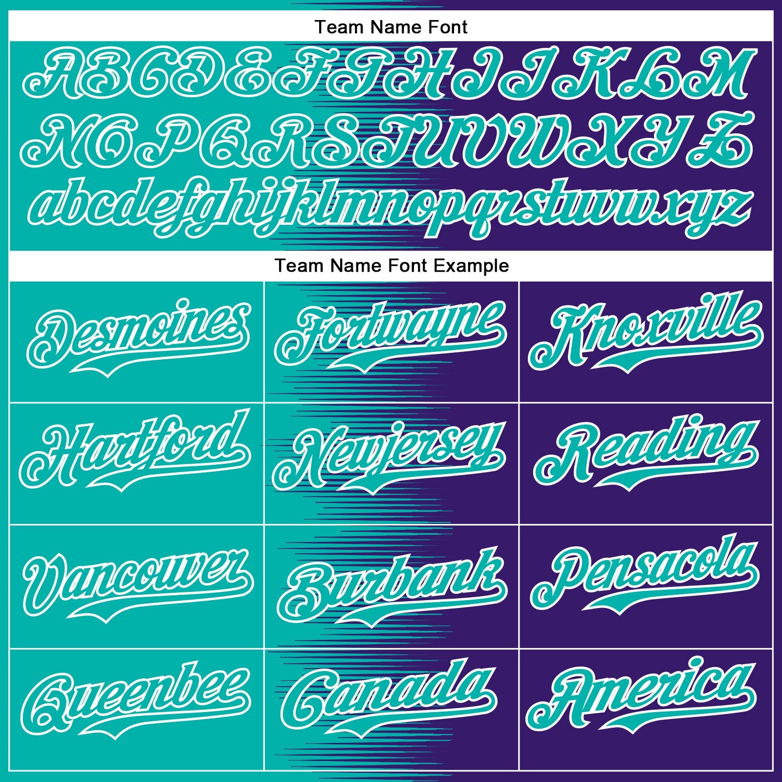 Custom Aqua Purple-White Gradient Line Bomber Full-Snap Varsity Letterman Hoodie Jacket