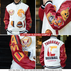Custom Aqua Black-White Abstract Network 3D Pattern Design Bomber Full-Snap Varsity Letterman Hoodie Jacket