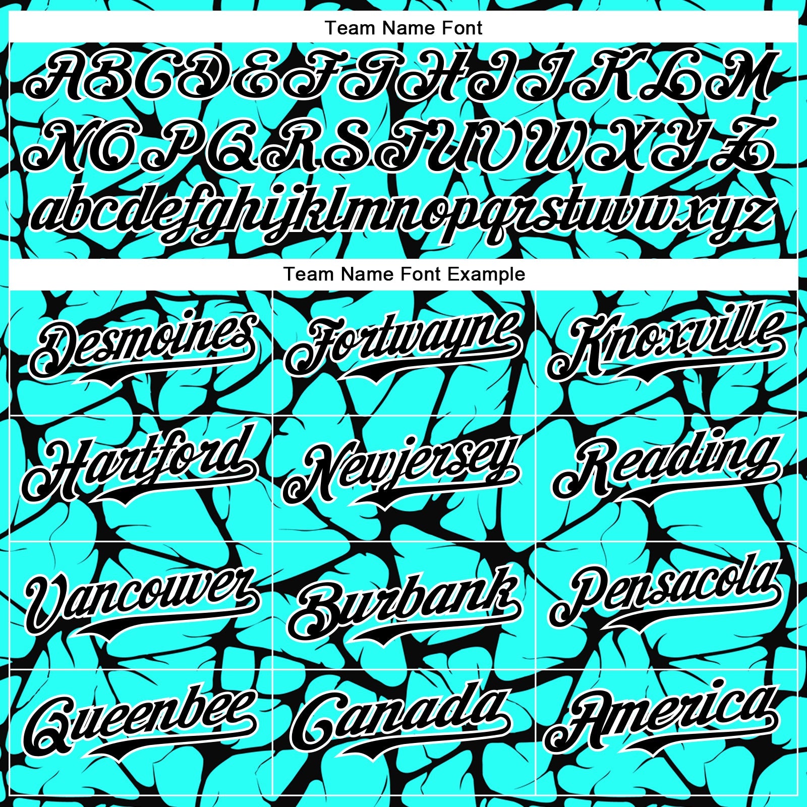 Custom Aqua Black-White Abstract Network 3D Pattern Design Bomber Full-Snap Varsity Letterman Hoodie Jacket