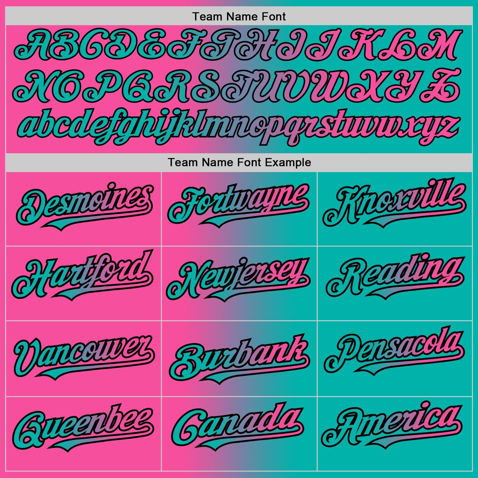 Custom Aqua Pink-Black Gradient Fashion Two-Button Unisex Softball Jersey