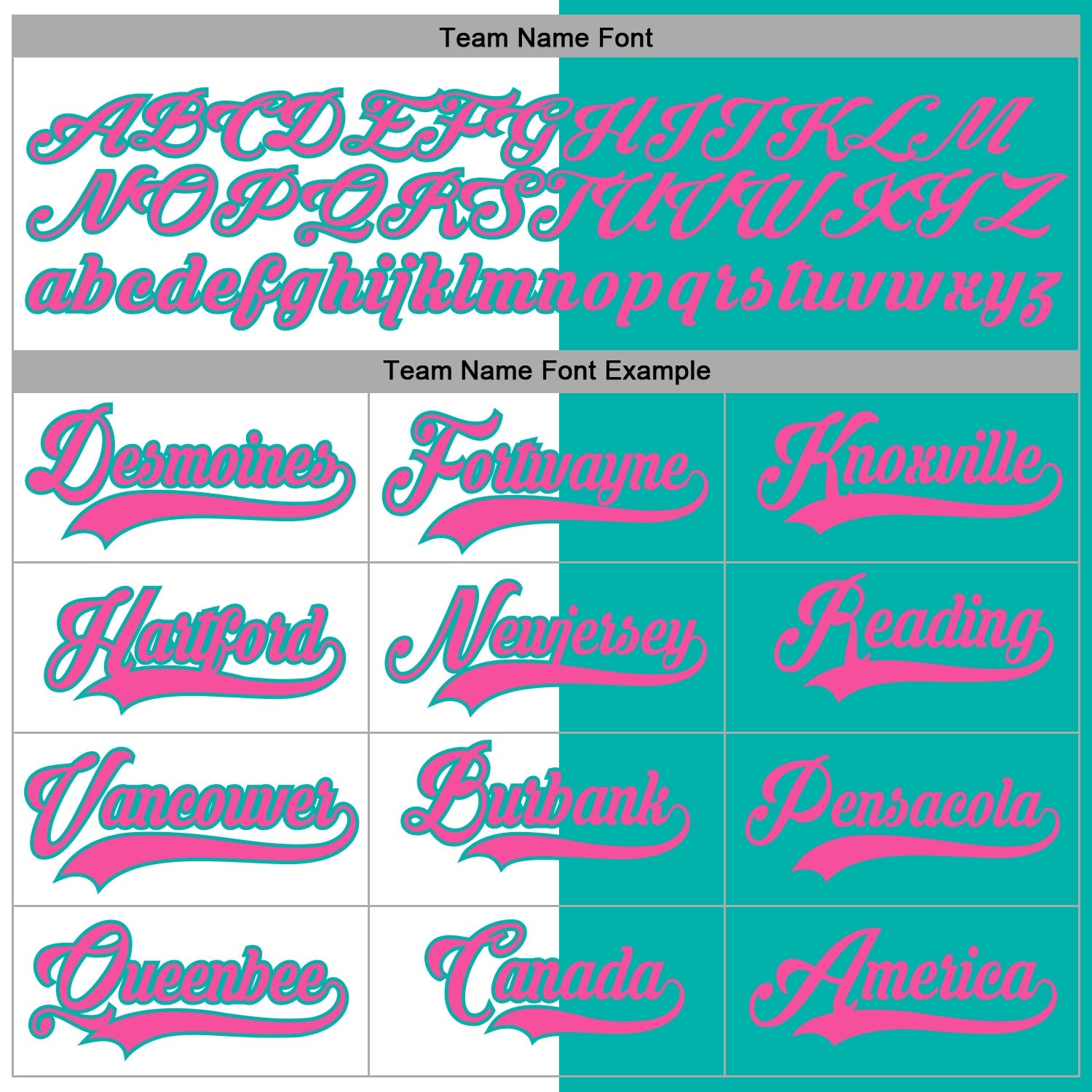 Custom Aqua Pink-White Split Fashion Hockey Lace Neck Jersey
